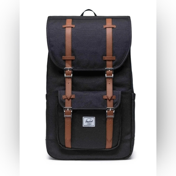 Herschel Little America™ Backpack - 30L Black/Tan - Picture 3 of 16
